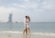 Dubai Honeymoon Package, Jumaira Beach, Love story, couple photoshoot on the beach near Burj Arab, Dubai